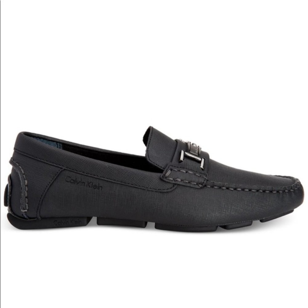 Calvin Klein Men's Magnus SlipOn Black Loafer 9.5